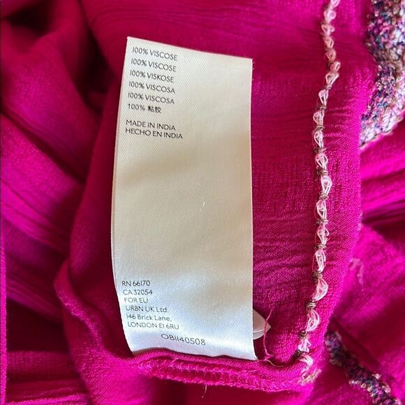 Free People Delilah Embroidered Wrap Mini Dress - Picture 6 of 9